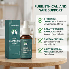 Naturva spray dentro de un bolso para confort respiratorio diario