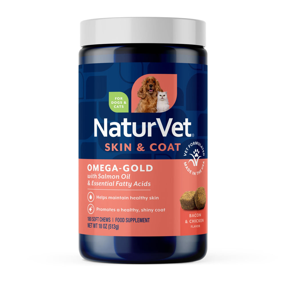 NaturVet vista frontal del paquete mostrando contenido y beneficio piel sana