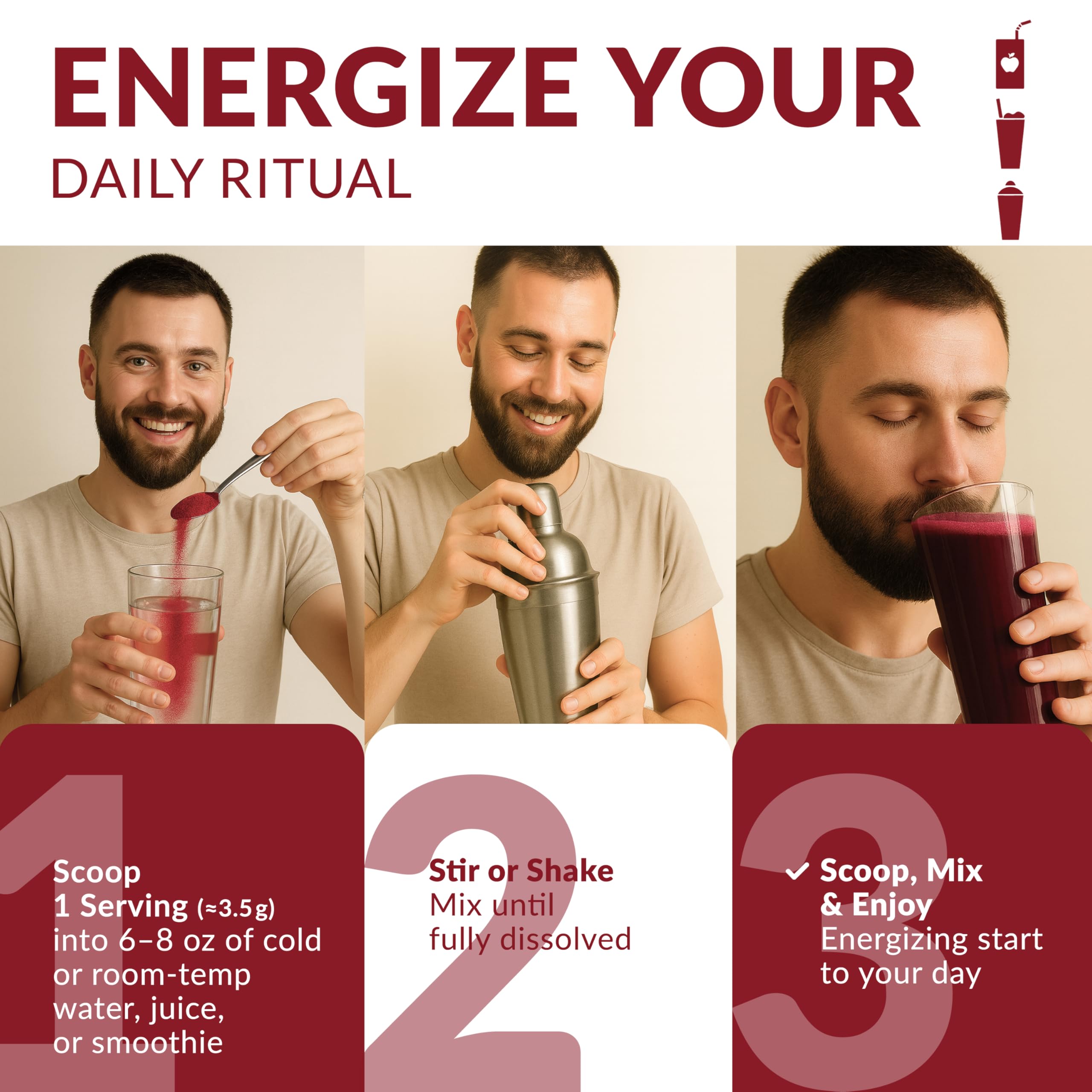 Nautical Elements etiqueta nutricional que indica calidad y transparencia