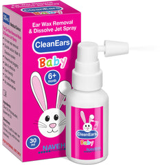 NAVEH PHARMA CleanEars Baby frontal, presentación clara y segura