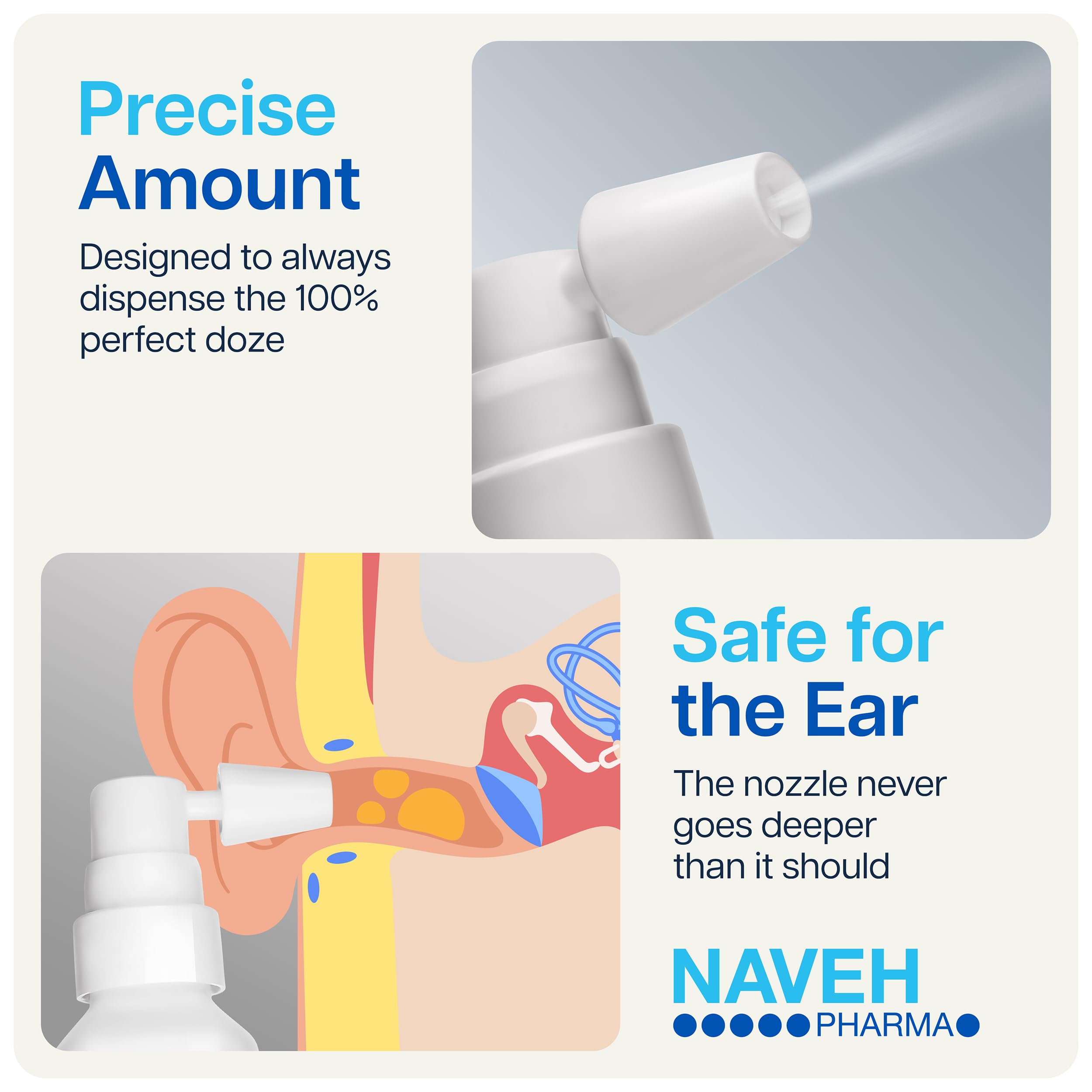 NAVEH PHARMA aceite en gotas destacando textura suave y humectante