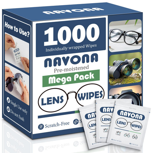 Navona pack frontal mostrando 1000 toallitas, conveniencia y ahorro
