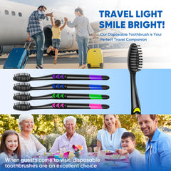 Navona cepillo al lado de una mano, demuestra tamaño compacto