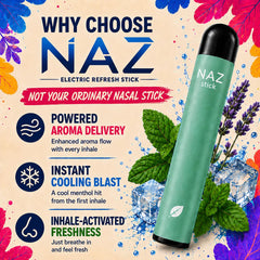 Naz stick en mano listo para inhalar y recuperar concentración