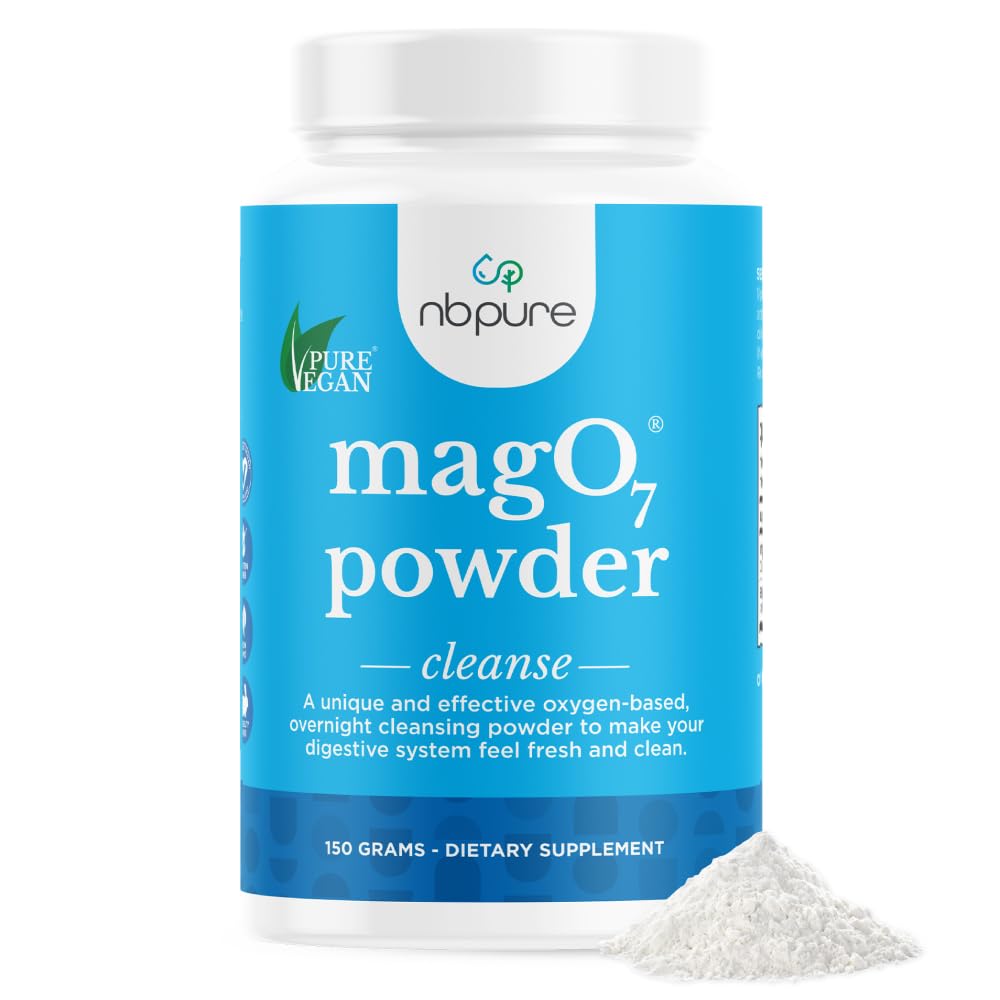 nbpure MagO7 envase frontal mostrando presentación de 150 g y beneficios veganos