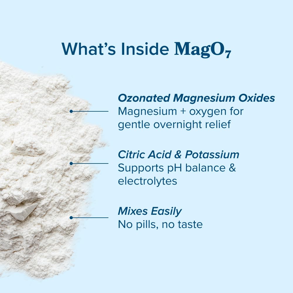 nbpure MagO7 etiqueta con lista de ingredientes naturales y sin conservantes