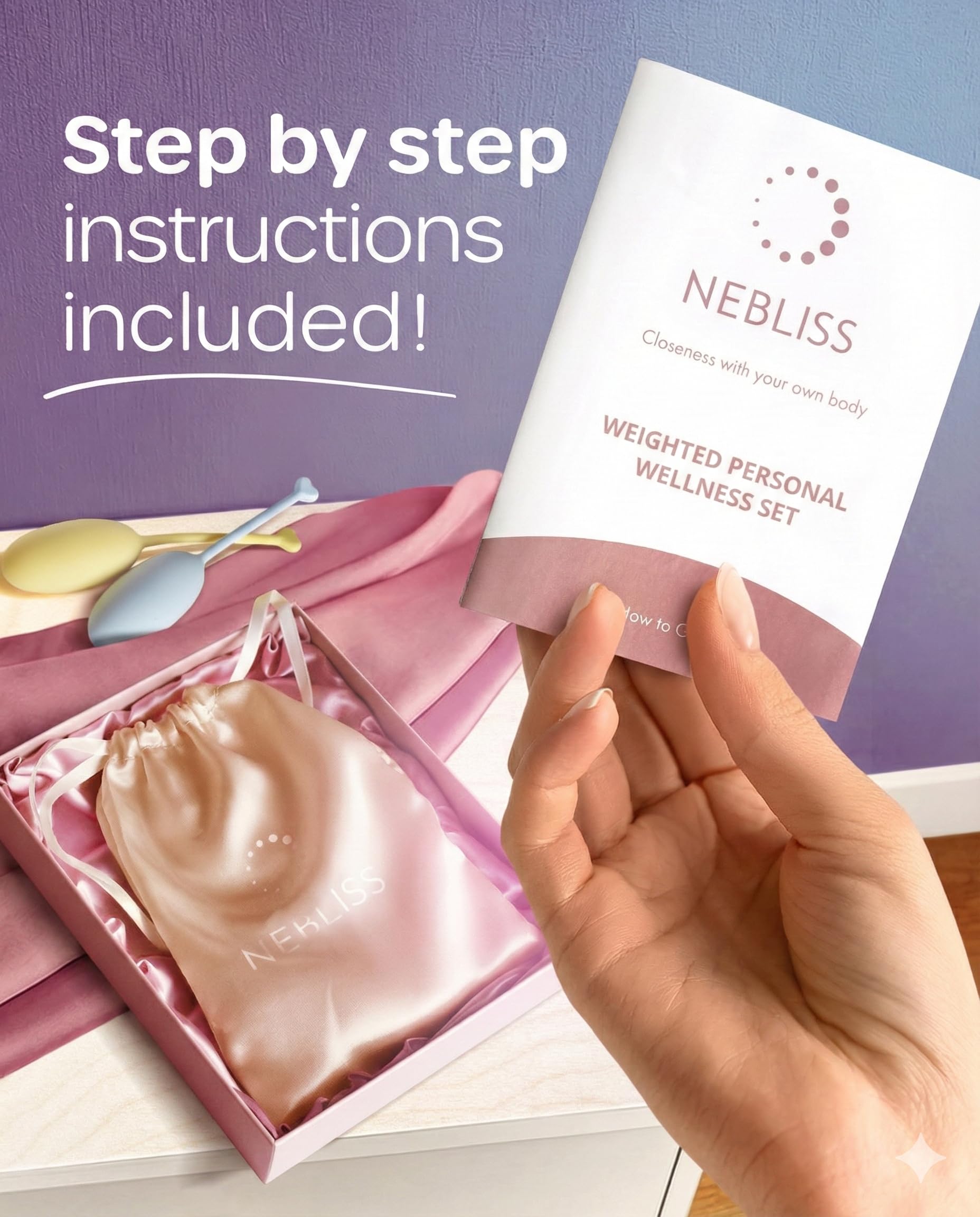 Nebliss empaque elegante listo para regalo con cada entrenador visible