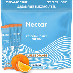 Nectar sobre frontal naranja mostrando diseño y fácil apertura