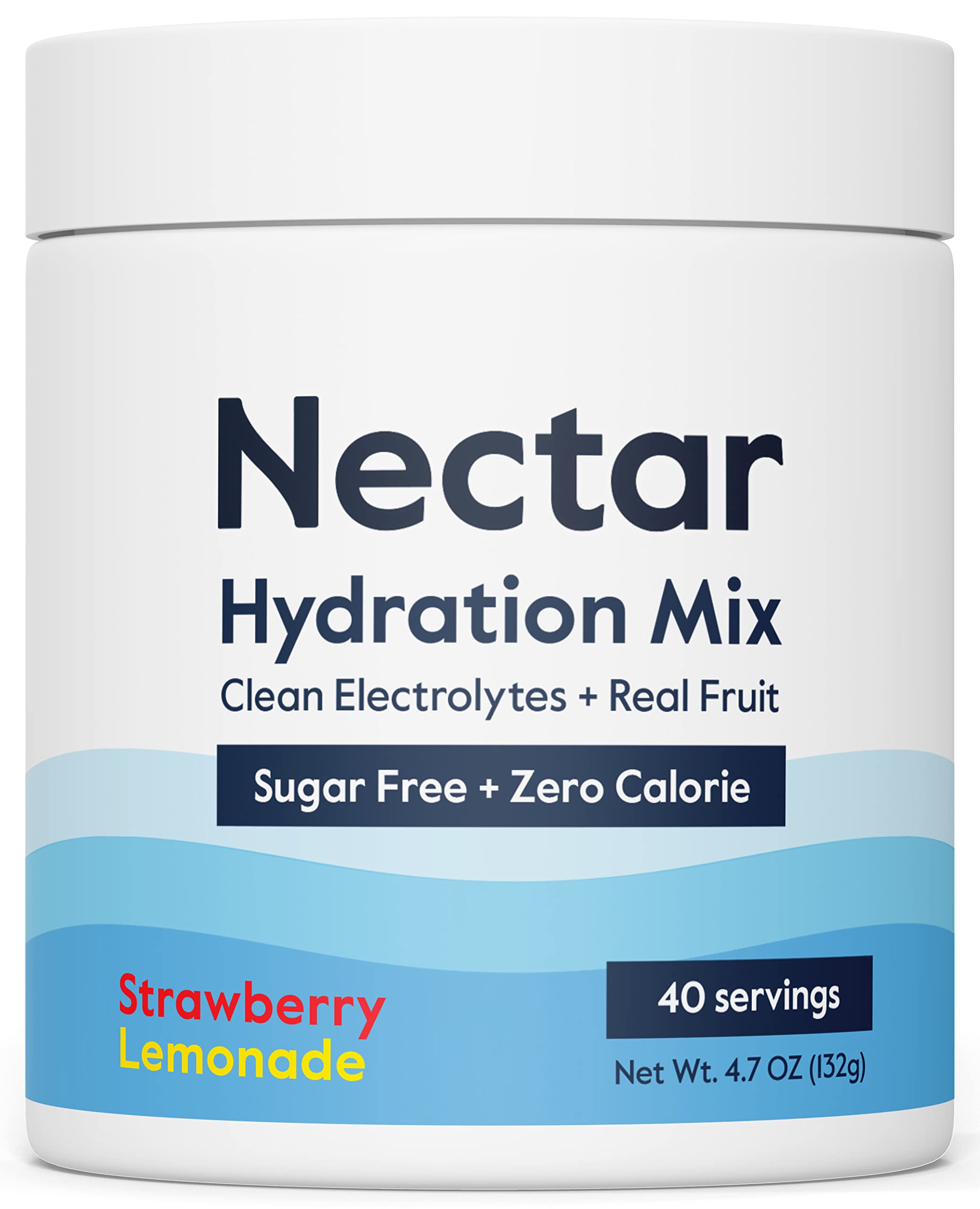 Nectar envase frontal fresa limón muestra sabor y conveniencia