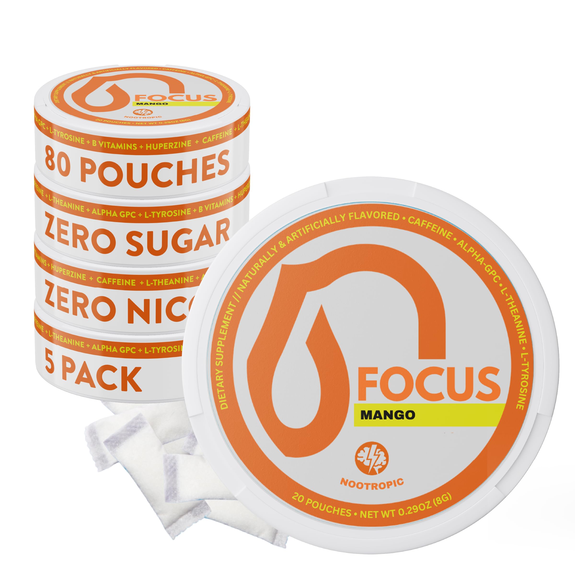 Nectr Focus+ empaque frontal mostrando diseño y beneficio claridad