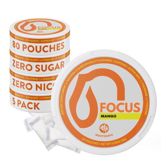 Nectr Focus+ empaque frontal mostrando diseño y beneficio claridad