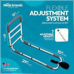 Neda Brands detalle del mango ergonómico antideslizante para agarre cómodo