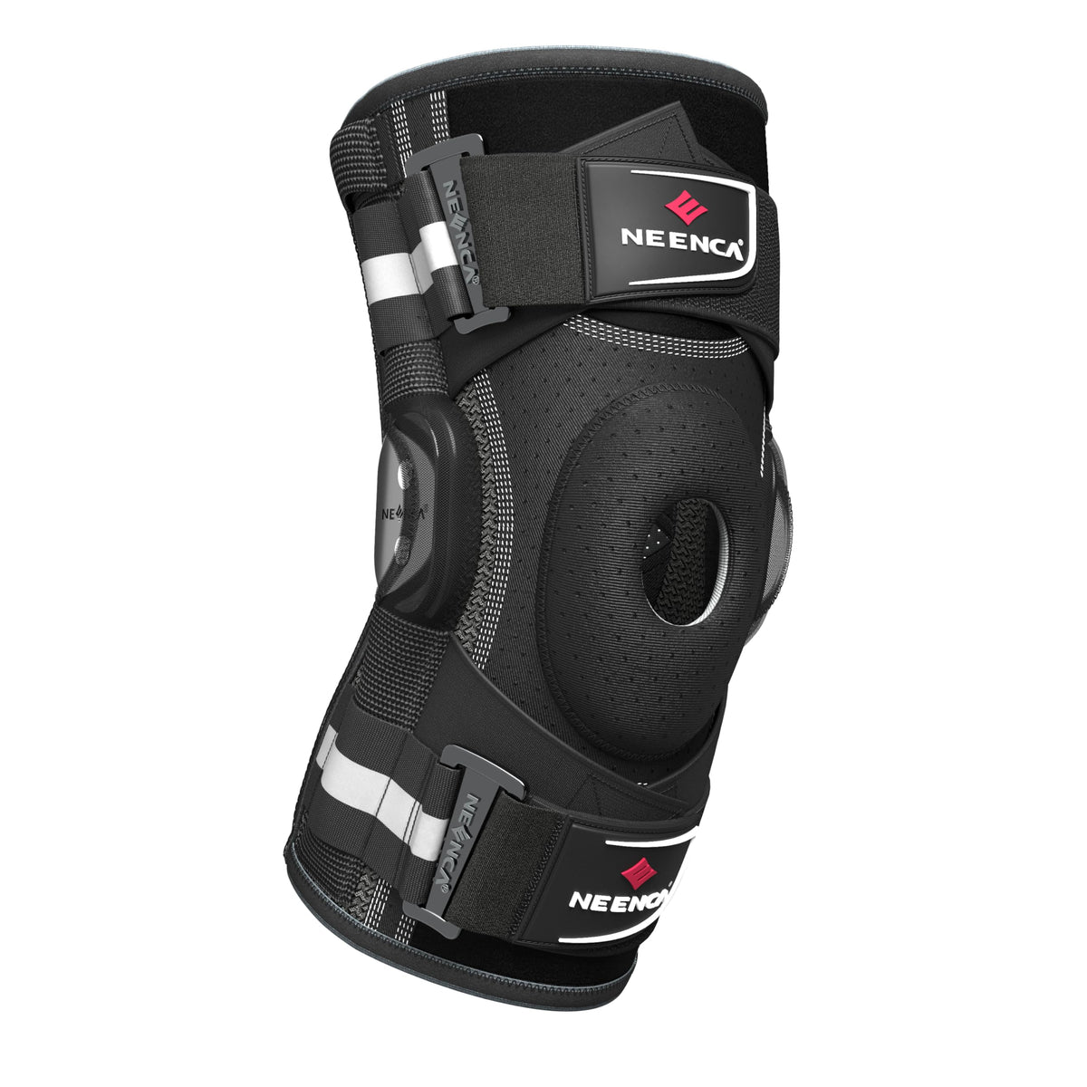 NEENCA rodillera frontal mostrando diseño y protección para la rótula