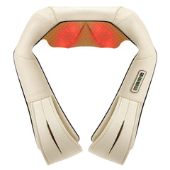 Nekteck vista frontal del masajeador de cuello, diseño compacto y ergonómico