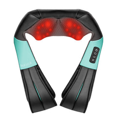 Nekteck vista frontal del masajeador mostrando su forma ergonómica y comodidad