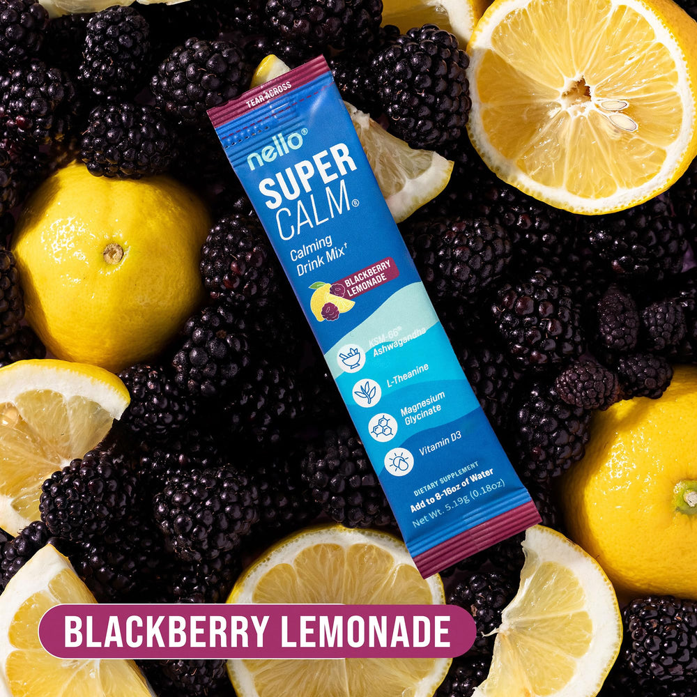 Nello detalle del sabor Blackberry Lemonade que invita a consumir sin azúcar