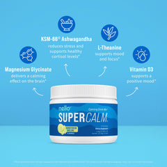 Nello Supercalm etiqueta nutricional clara mostrando ingredientes trazables