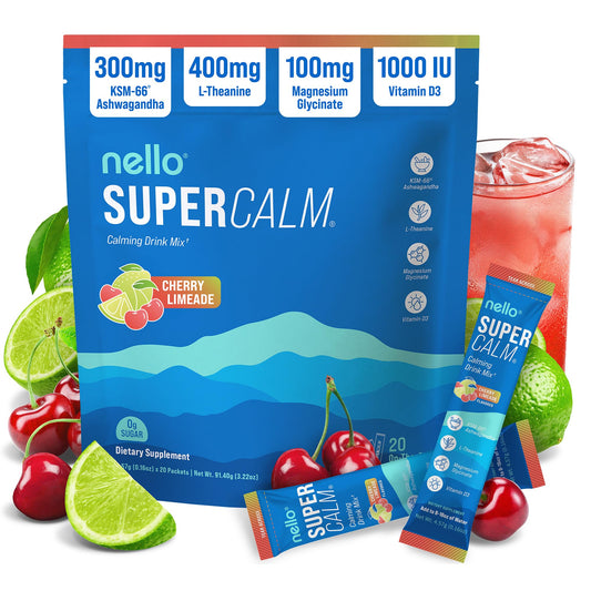 Nello Supercalm frente del envase mostrando diseño y practicidad