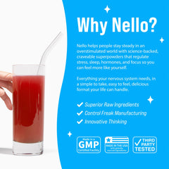 Nello Supercalm lata multi‑servicio con sobres alrededor para uso familiar