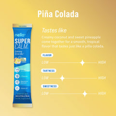 Sobres individuales Nello Supercalm listos para llevar y mezclar