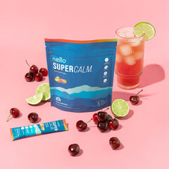 Nello Supercalm vaso preparado cherry limeade listo para beber y relajar