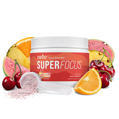 Nello Superfocus frente del empaque mostrando diseño y beneficios