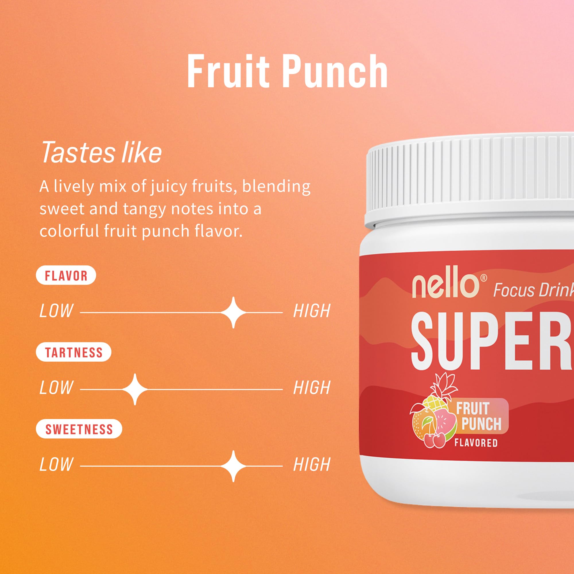 Nello Superfocus polvo dentro de sobre, fácil disolución y textura