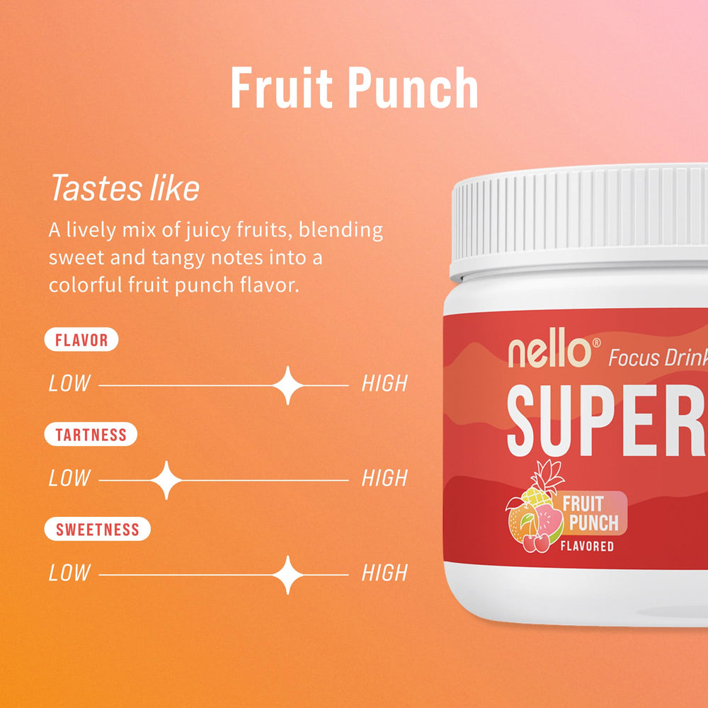 Nello Superfocus polvo dentro de sobre, fácil disolución y textura