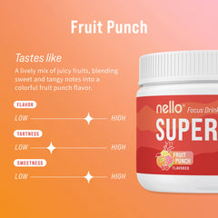 Nello Superfocus polvo dentro de sobre, fácil disolución y textura