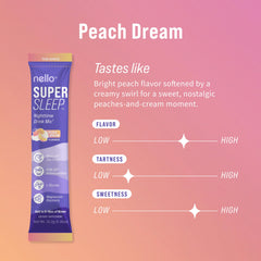 Nello sobre individual Peach Dream listo para disolver y fácil uso