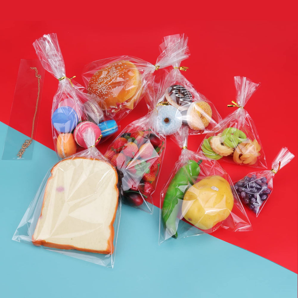 NEOACT bolsa transparente con galletas mostrando visibilidad y protección