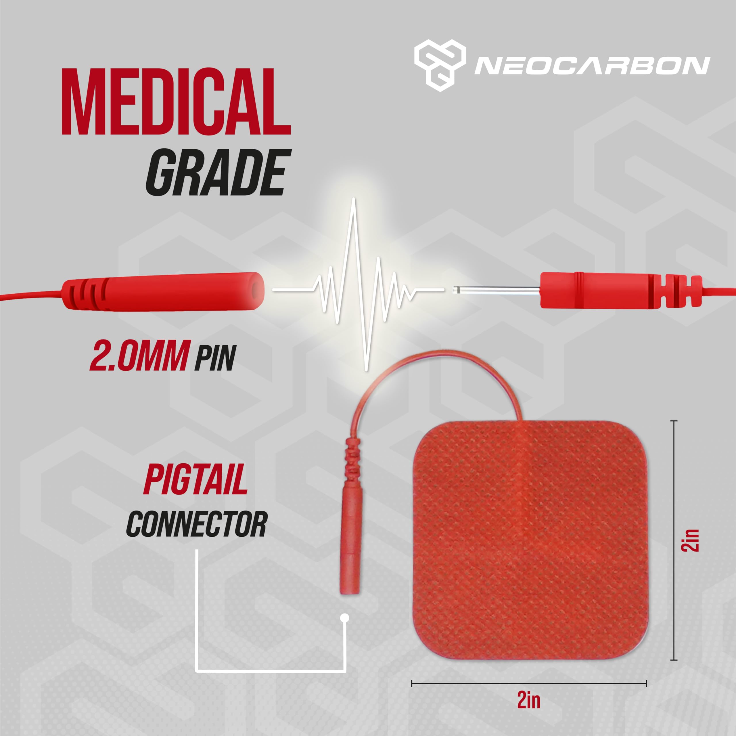 Neocarbon conector 2 mm pigtail compatible para fácil instalación