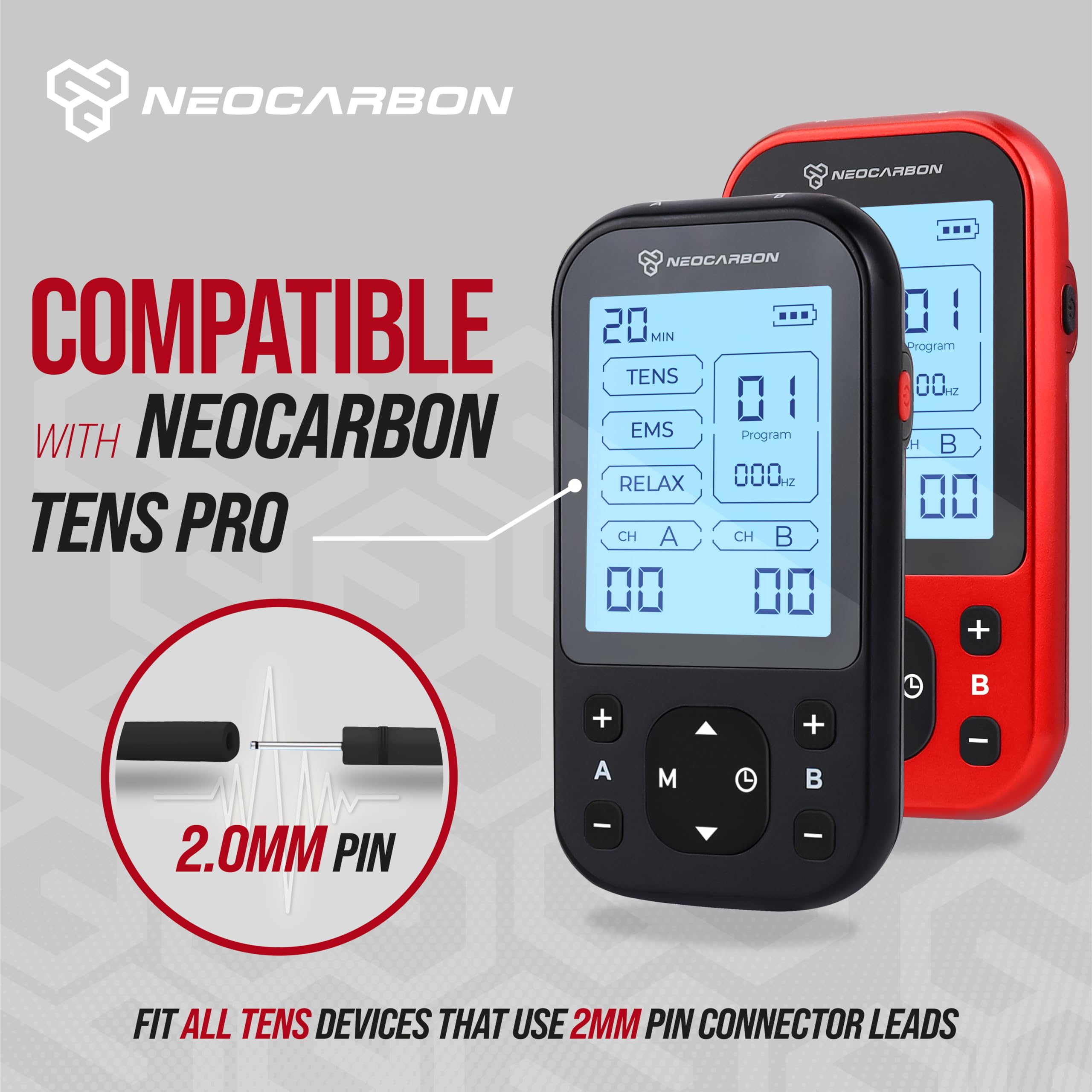 Neocarbon parche aplicado en brazo para terapia cómoda