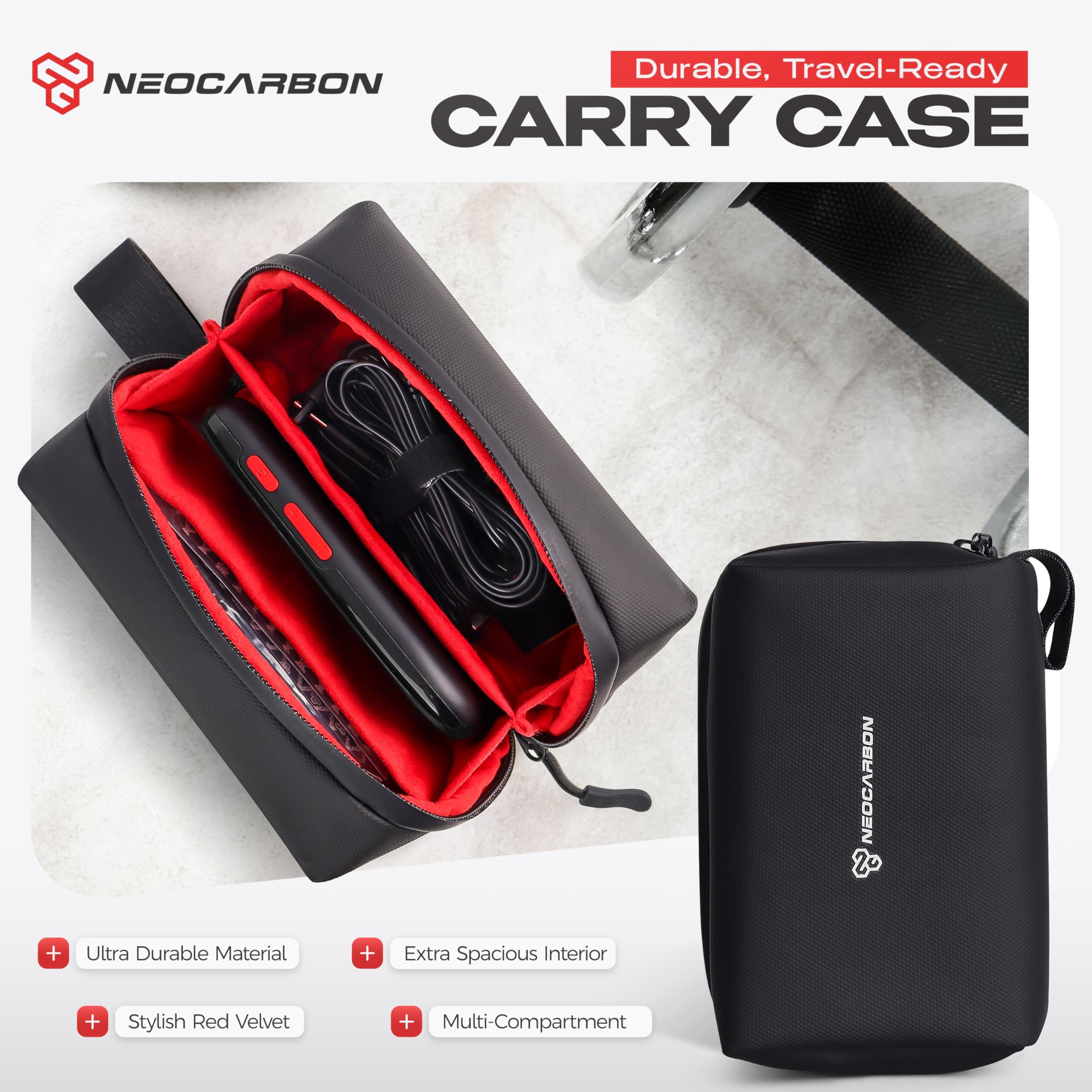 Neocarbon Ultra pad grande detalle adhesión reforzada mejora contacto