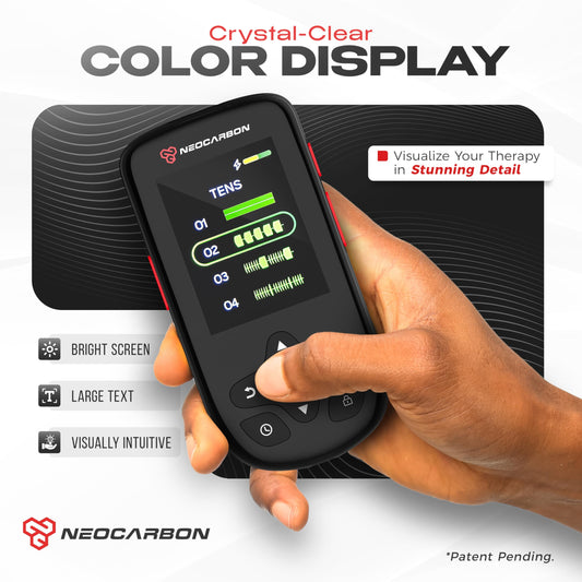 Neocarbon Ultra pantalla LED a color muestra programas clara navegación