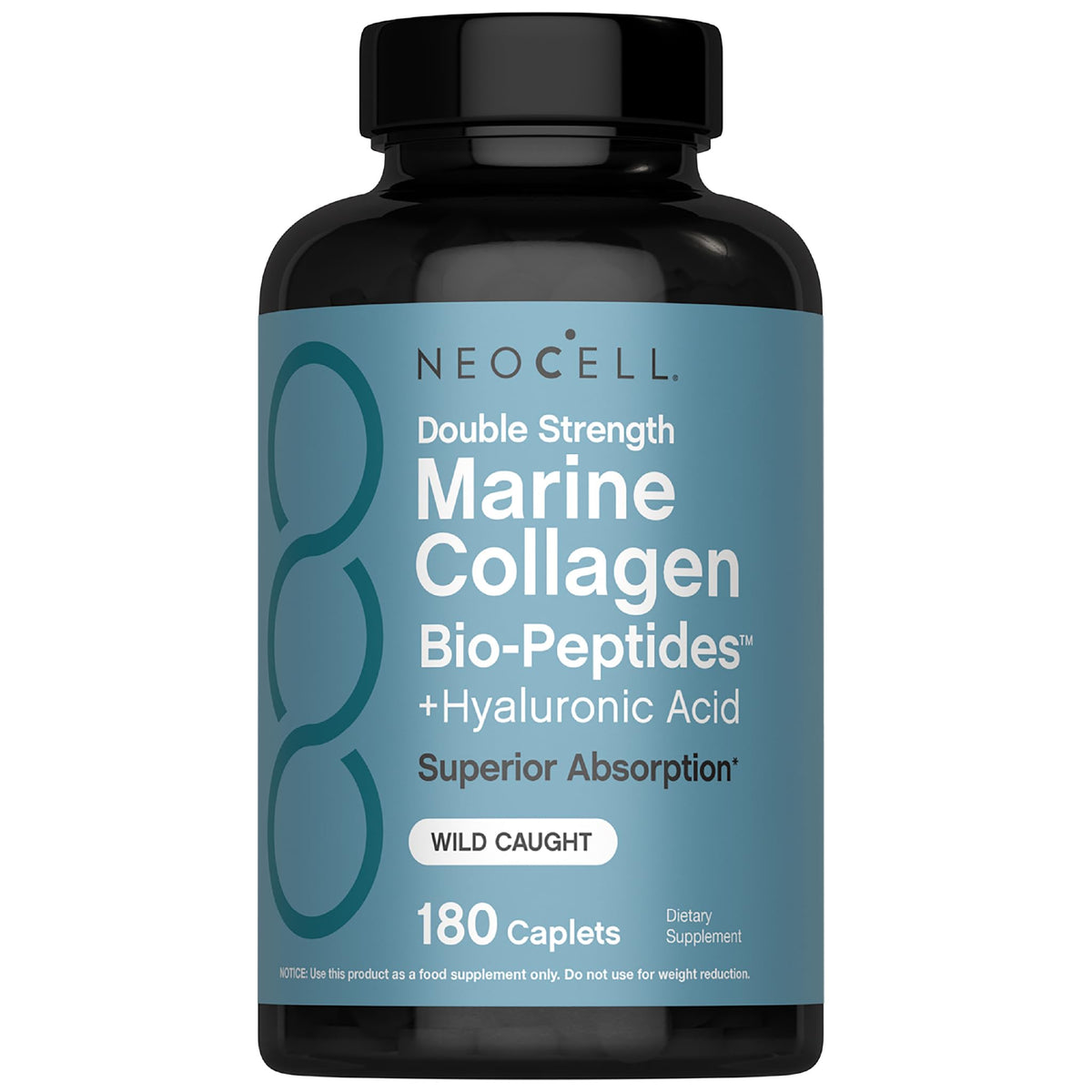 NeoCell envase frontal mostrando el colágeno marino y beneficios de belleza