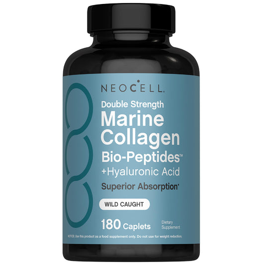 NeoCell envase frontal mostrando el colágeno marino y beneficios de belleza