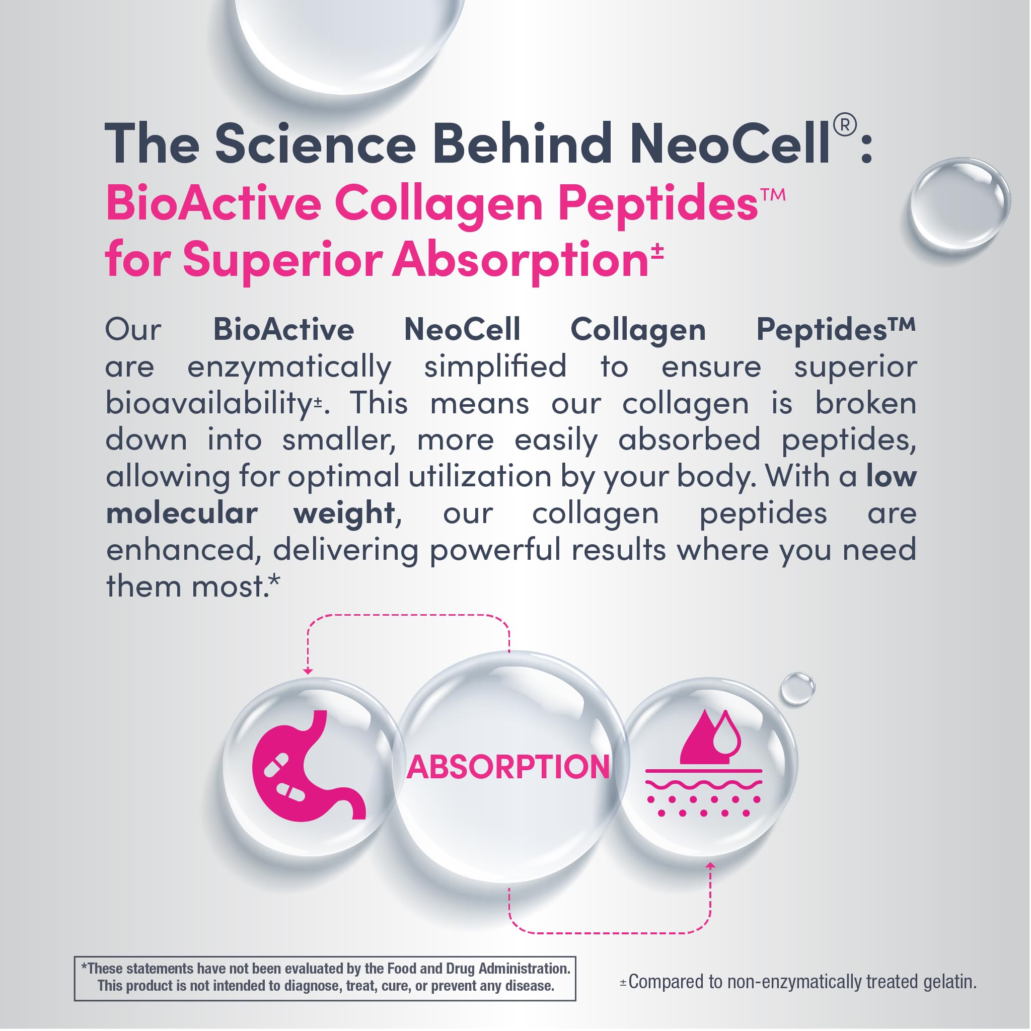 NeoCell etiqueta nutricional en primer plano informando ingredientes clave