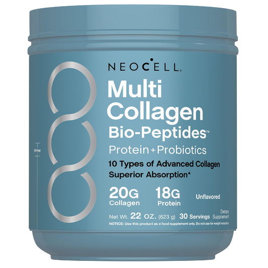 NeoCell frente del envase multi collagen que muestra presentación y tamaño