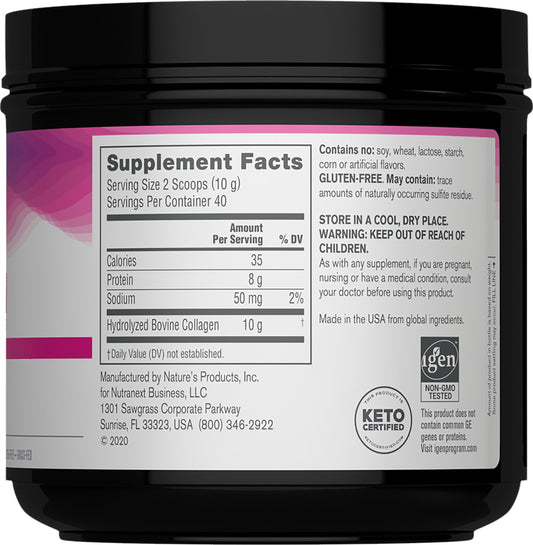 NeoCell polvo de colágeno hidrolizado para mezclar en bebidas y absorción rápida