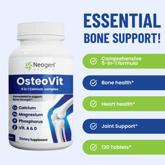 Neogen Health minerales y vitaminas clave sobre fondo neutro