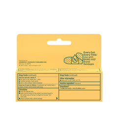 Neosporin comparación de tamaño en mano fácil de transportar