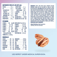 Nepro Butter Pecan vertido en vaso como parte de una receta aprobada