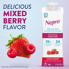 Nepro paquete de 24 unidades Mixed Berry almacenamiento práctico