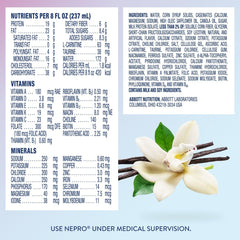 Nepro Vainilla mezclado en receta nutritiva, aporta calorías y proteína