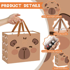 Neptniopllab detalle del estampado capybara, diseño adorable y moderno