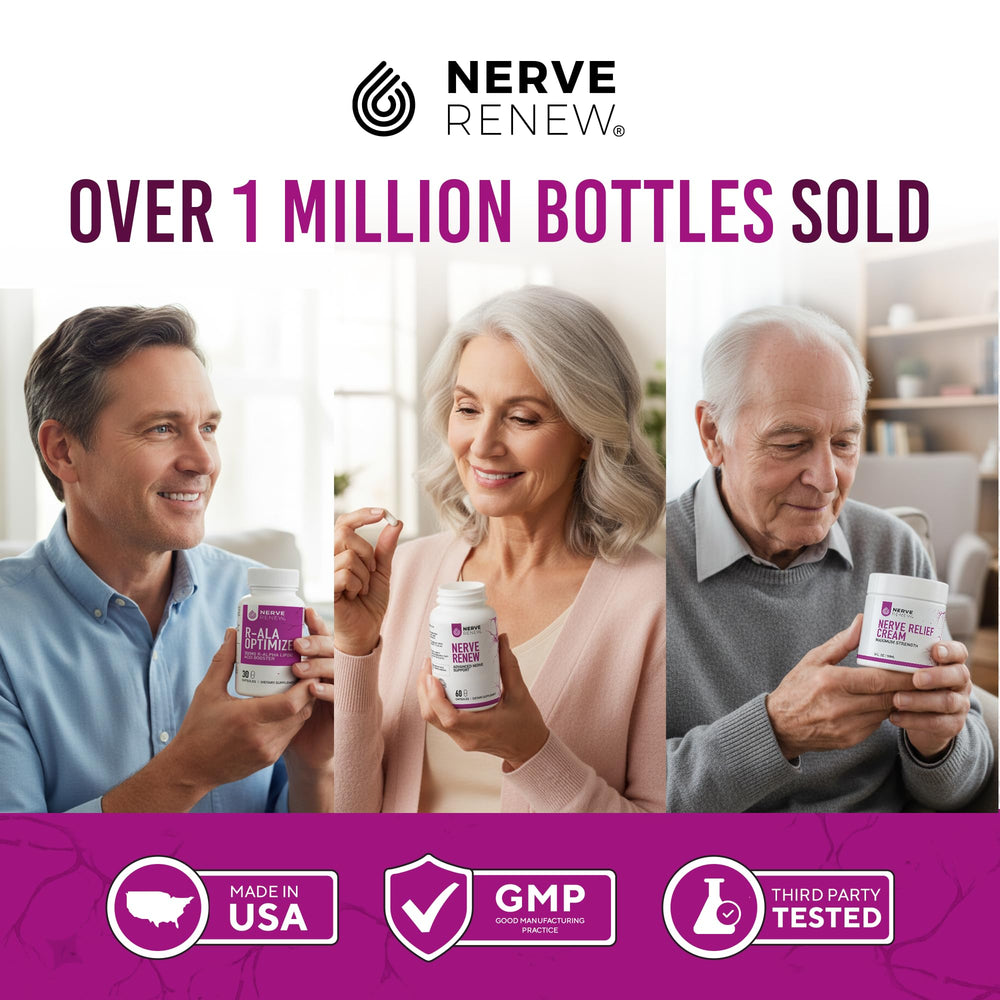 NERVE RENEW persona tomando cápsula en ambiente cotidiano para uso diario práctico