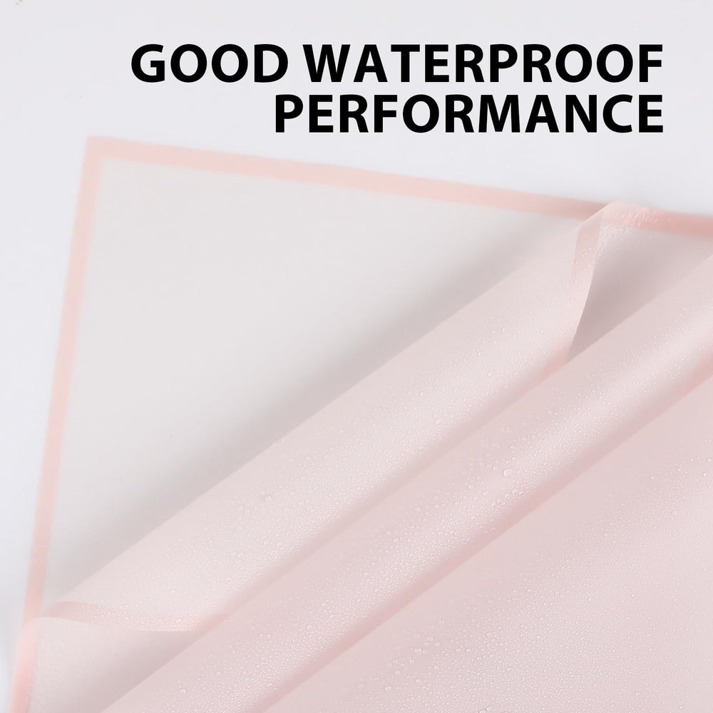 NESCCI papel envolviendo un ramo rosa, protección y estética realzada