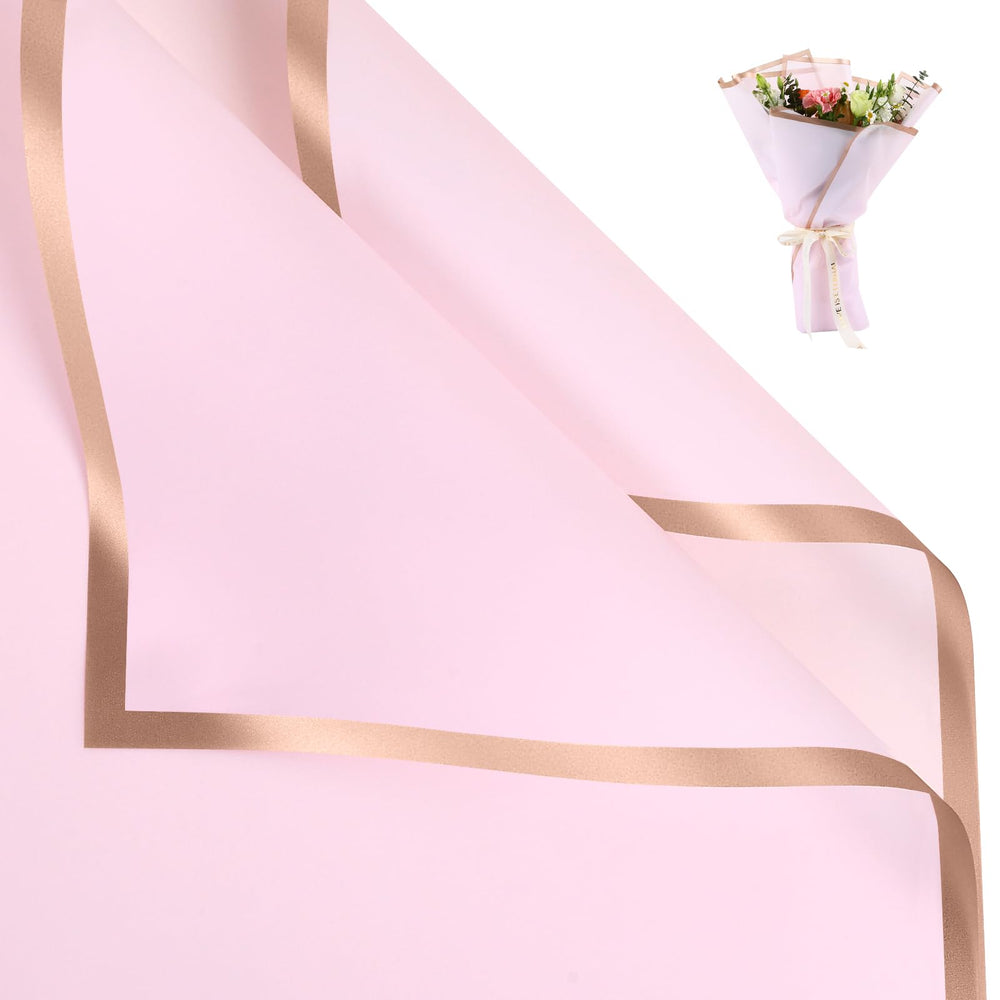 NESCCI frontal del paquete de papel rosado impermeable con aspecto profesional