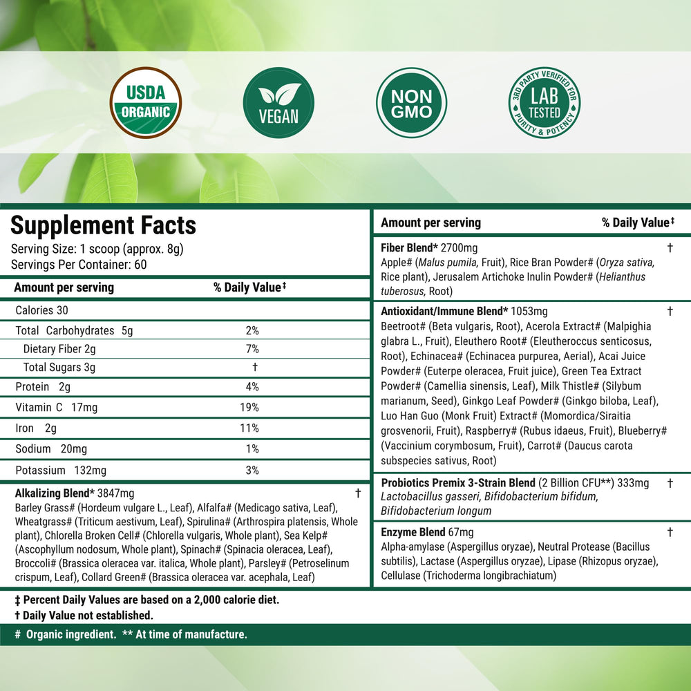 Nested Naturals comparación tamaño del envase junto a fruta